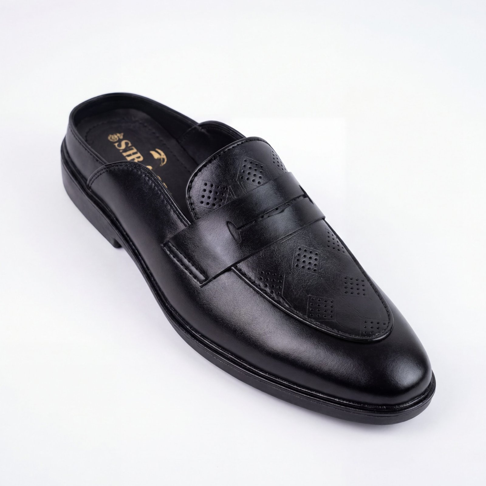 New Laser Half Black Shoe - Image 3