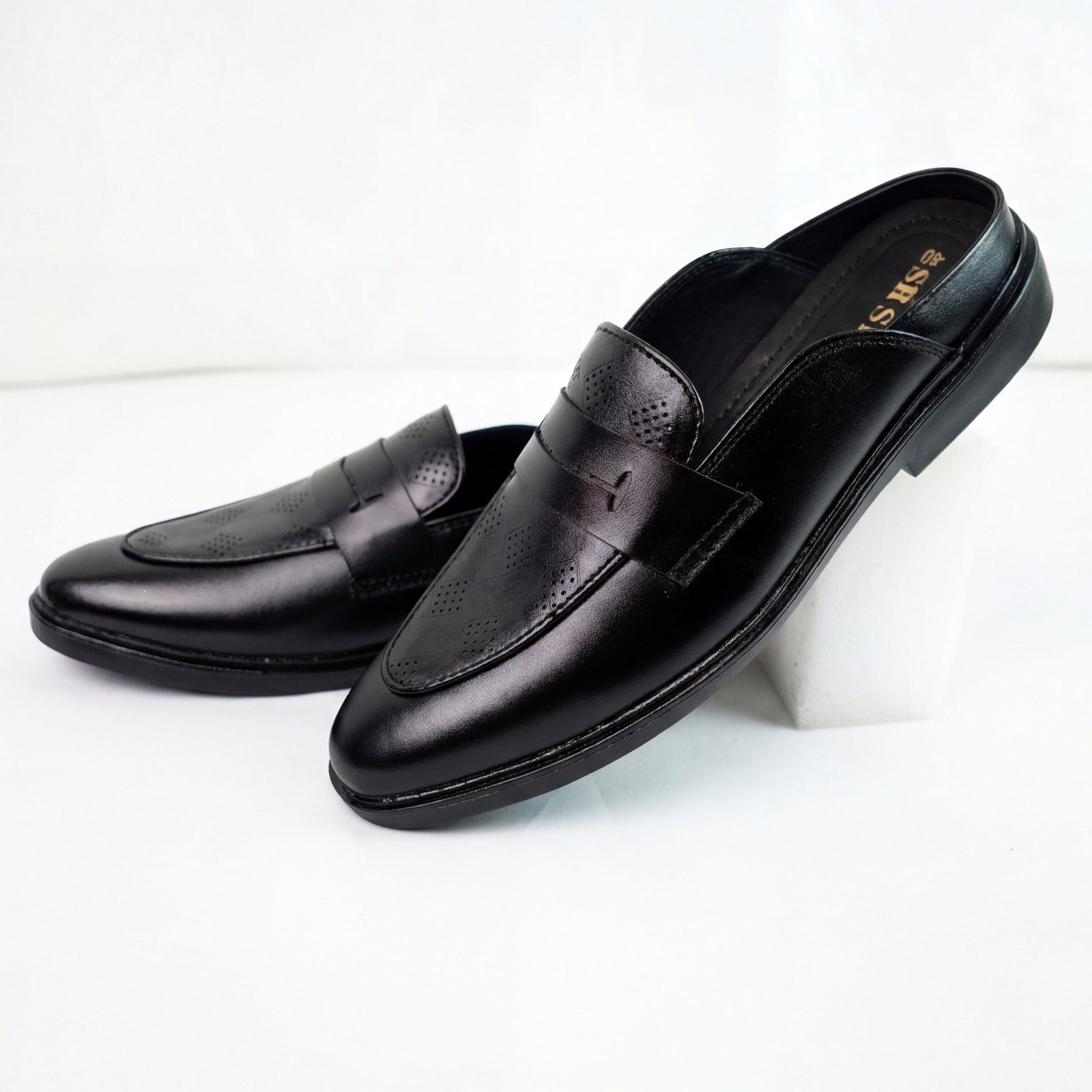 New Laser Half Black Shoe - Image 4