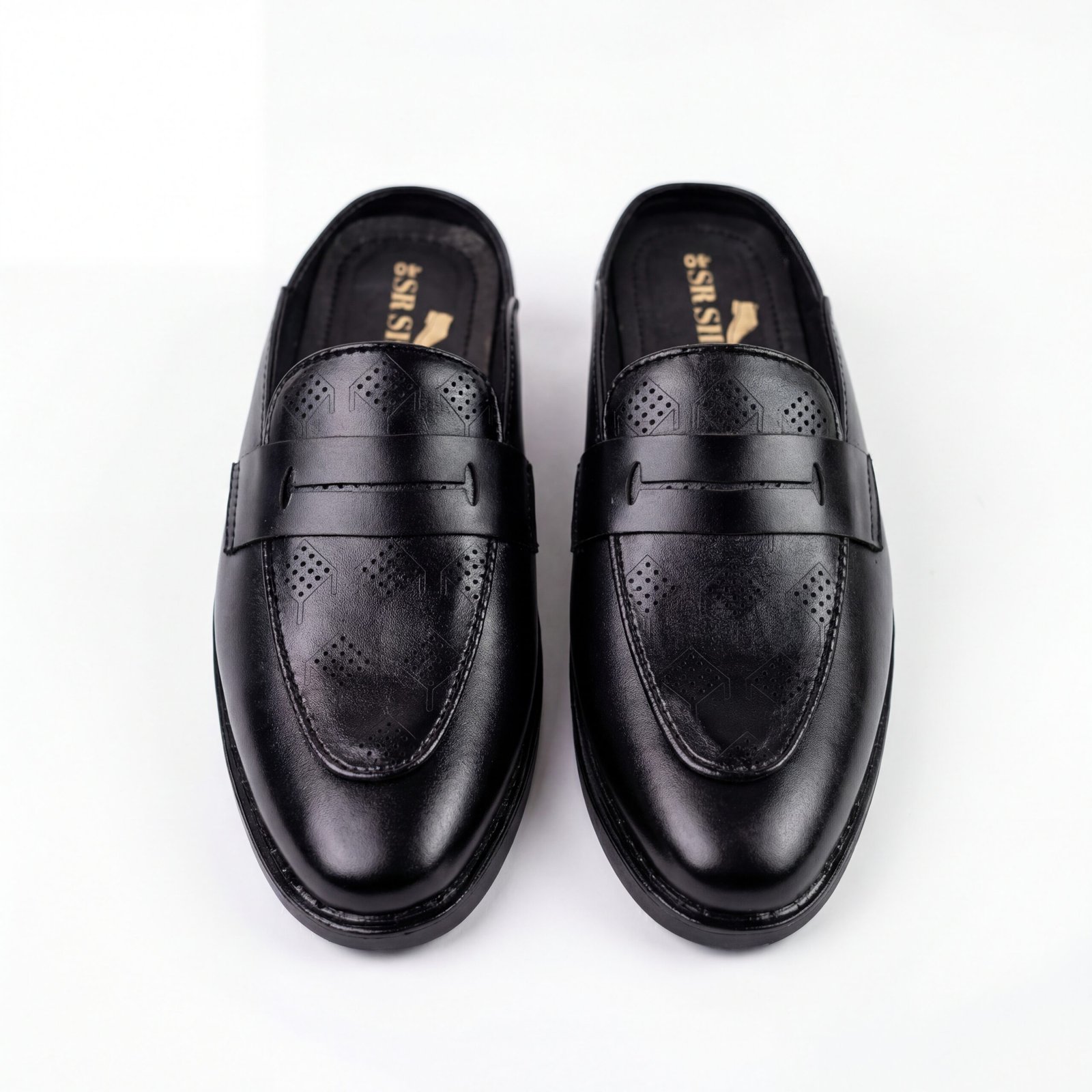 New Laser Half Black Shoe - Image 5