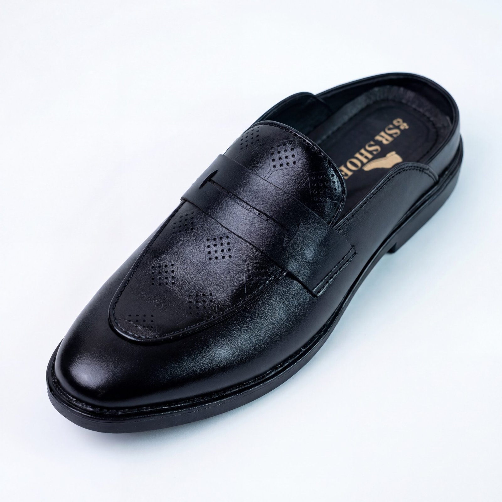 New Laser Half Black Shoe - Image 6