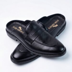 New Laser Half Black Shoe