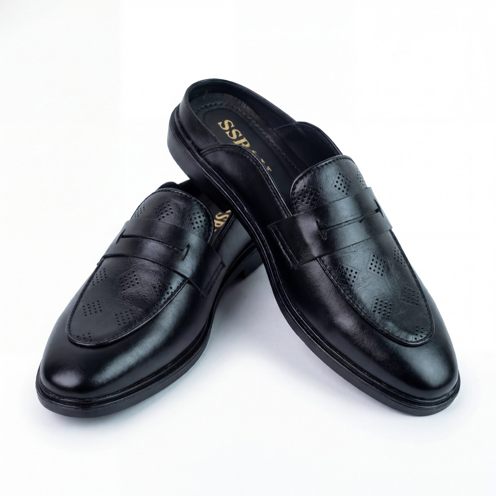 New Laser Half Black Shoe - Image 9