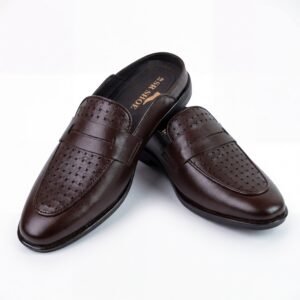 New Laser Half Brown Shoe