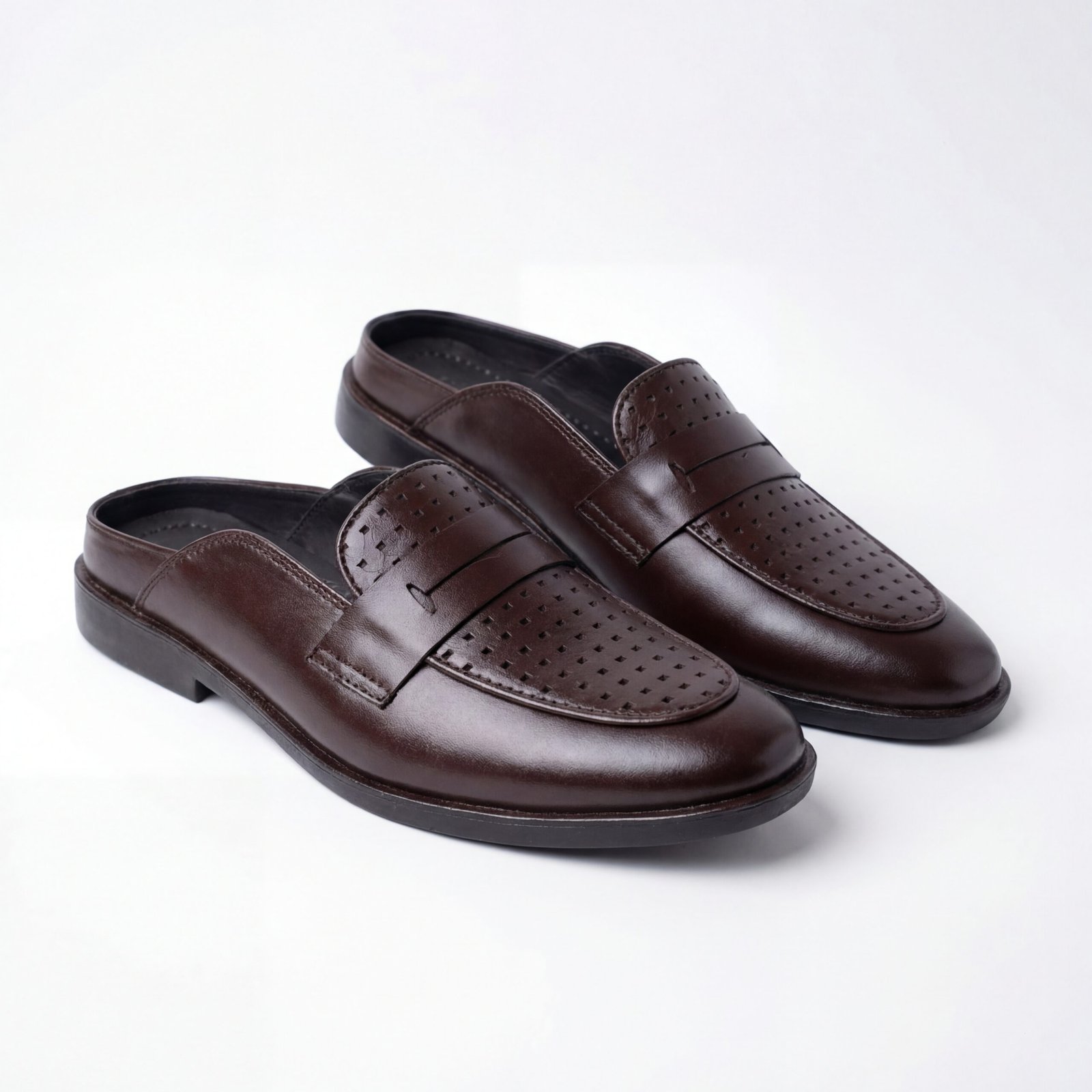 New Laser Half Brown Shoe - Image 7