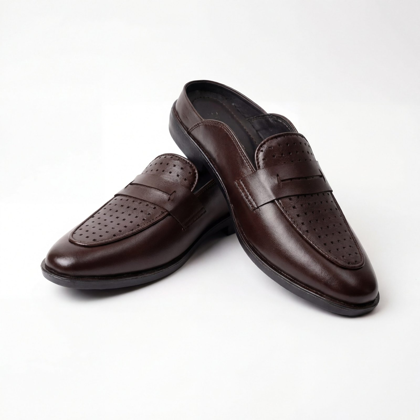 New Laser Half Brown Shoe - Image 6