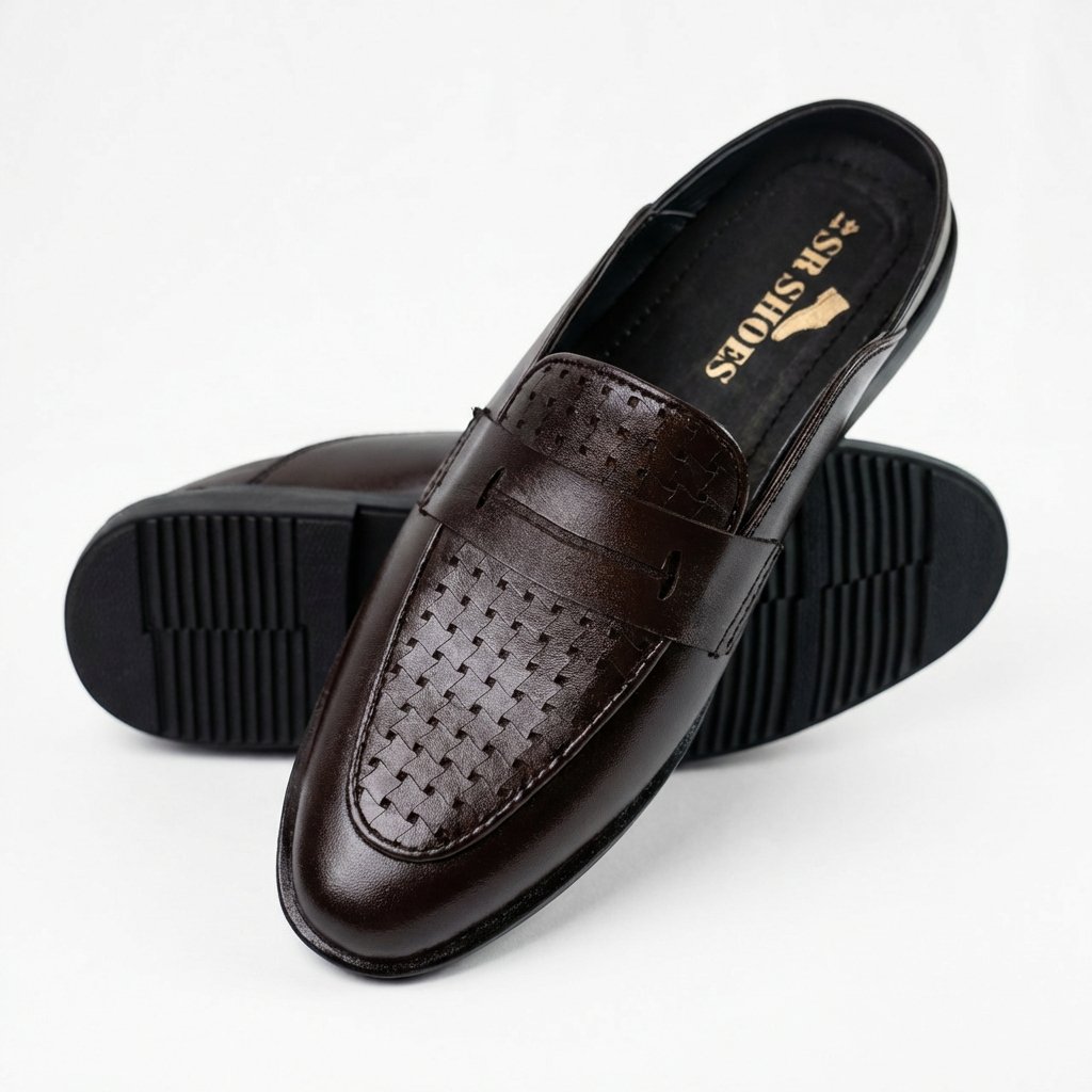 New Laser Half Brown Shoe - Image 5